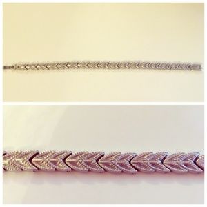 Stainless Steel Silver Magnetic Therapy Bracelet